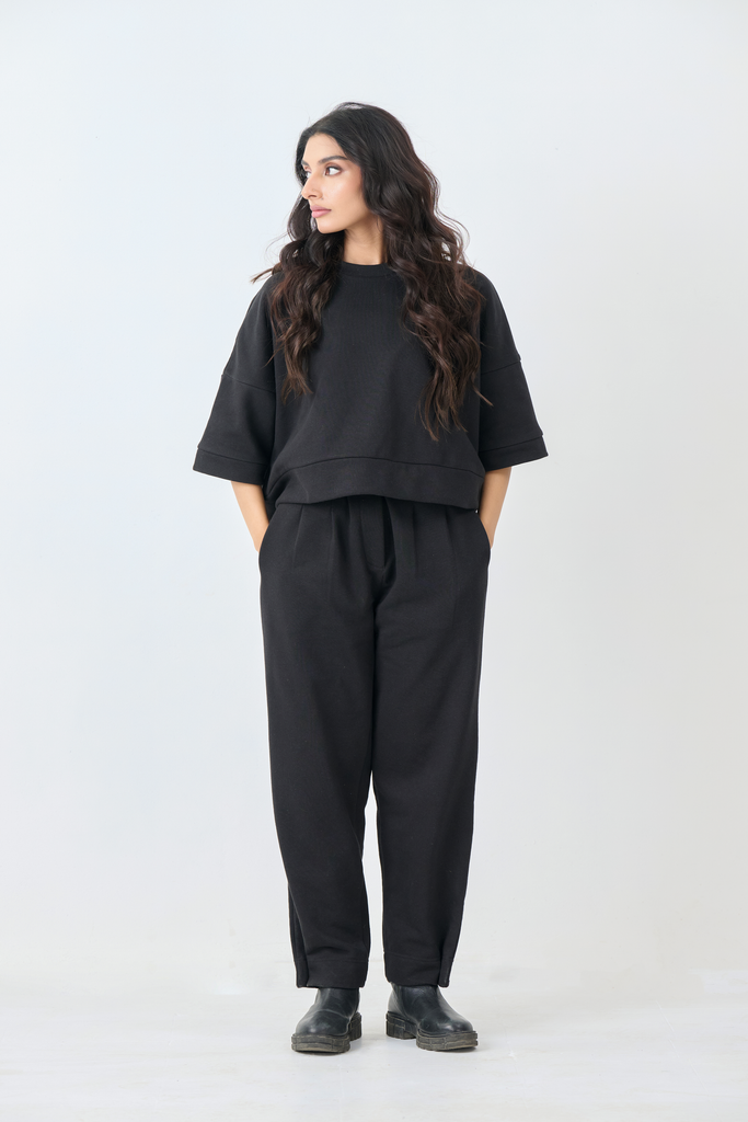 Interlock Co-Ord Set (Black)
