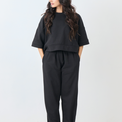 Interlock Co-Ord Set (Black)