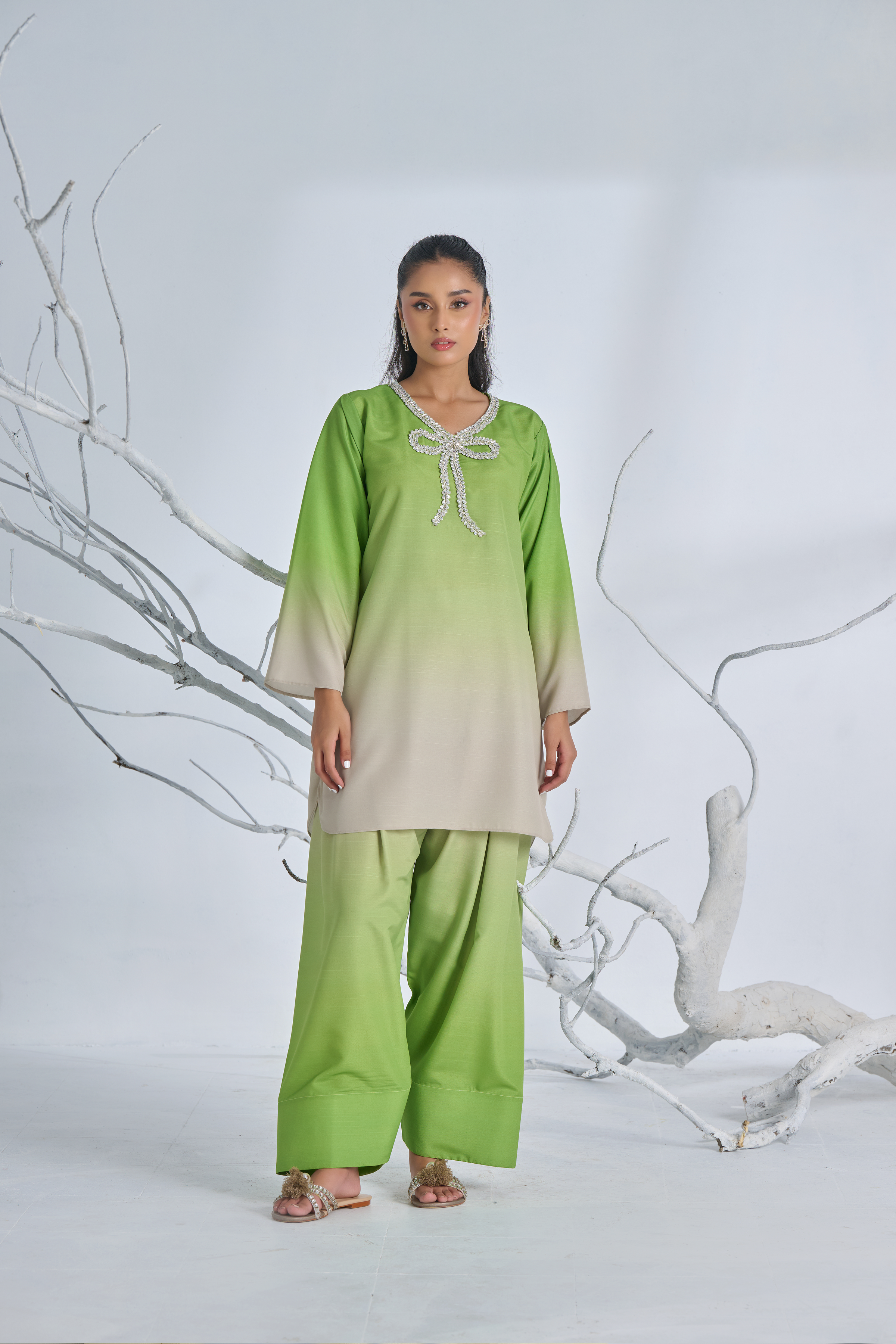 Pear Green Ombré | 2-Piece