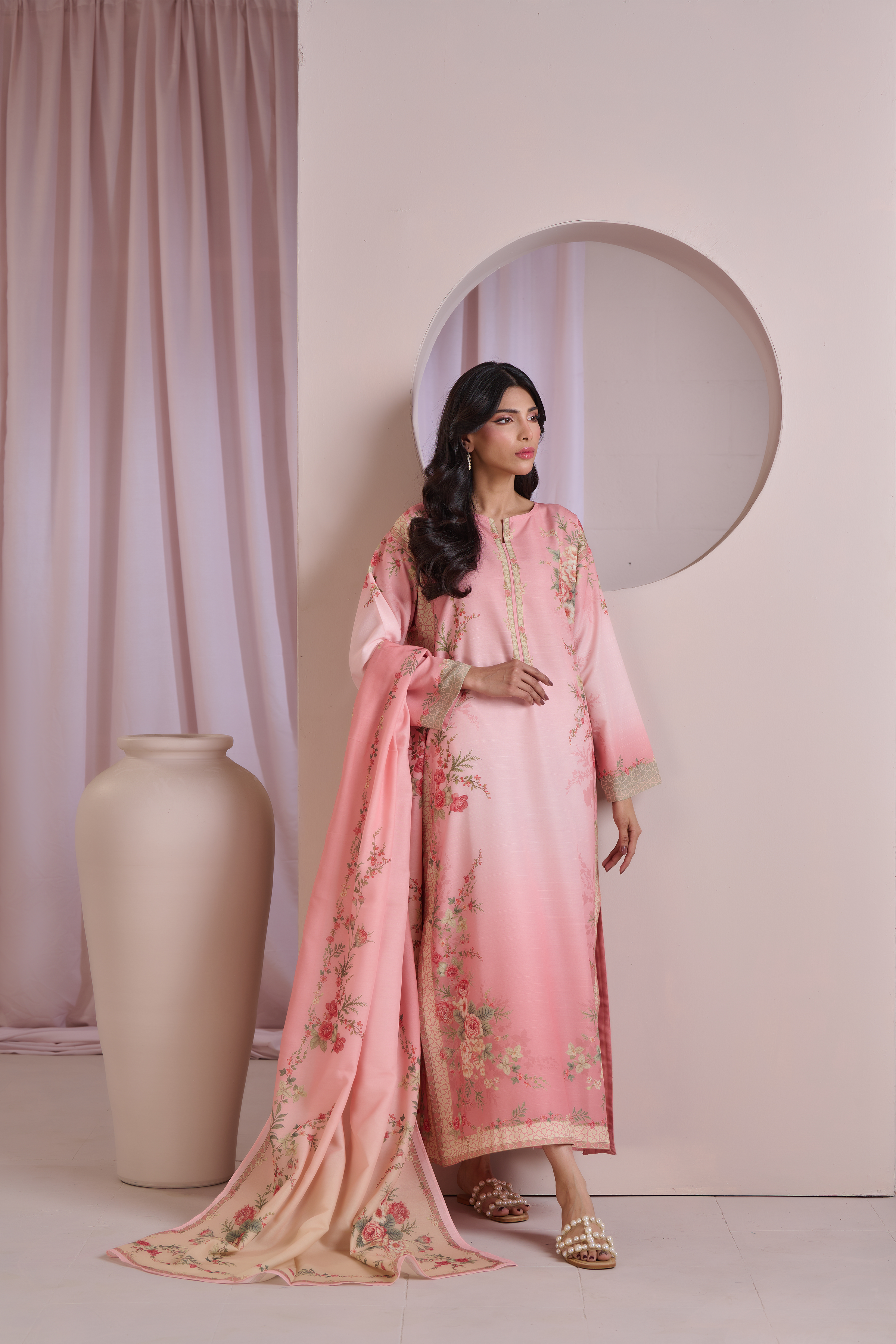 Blush Rose Kaftan | 2-Piece