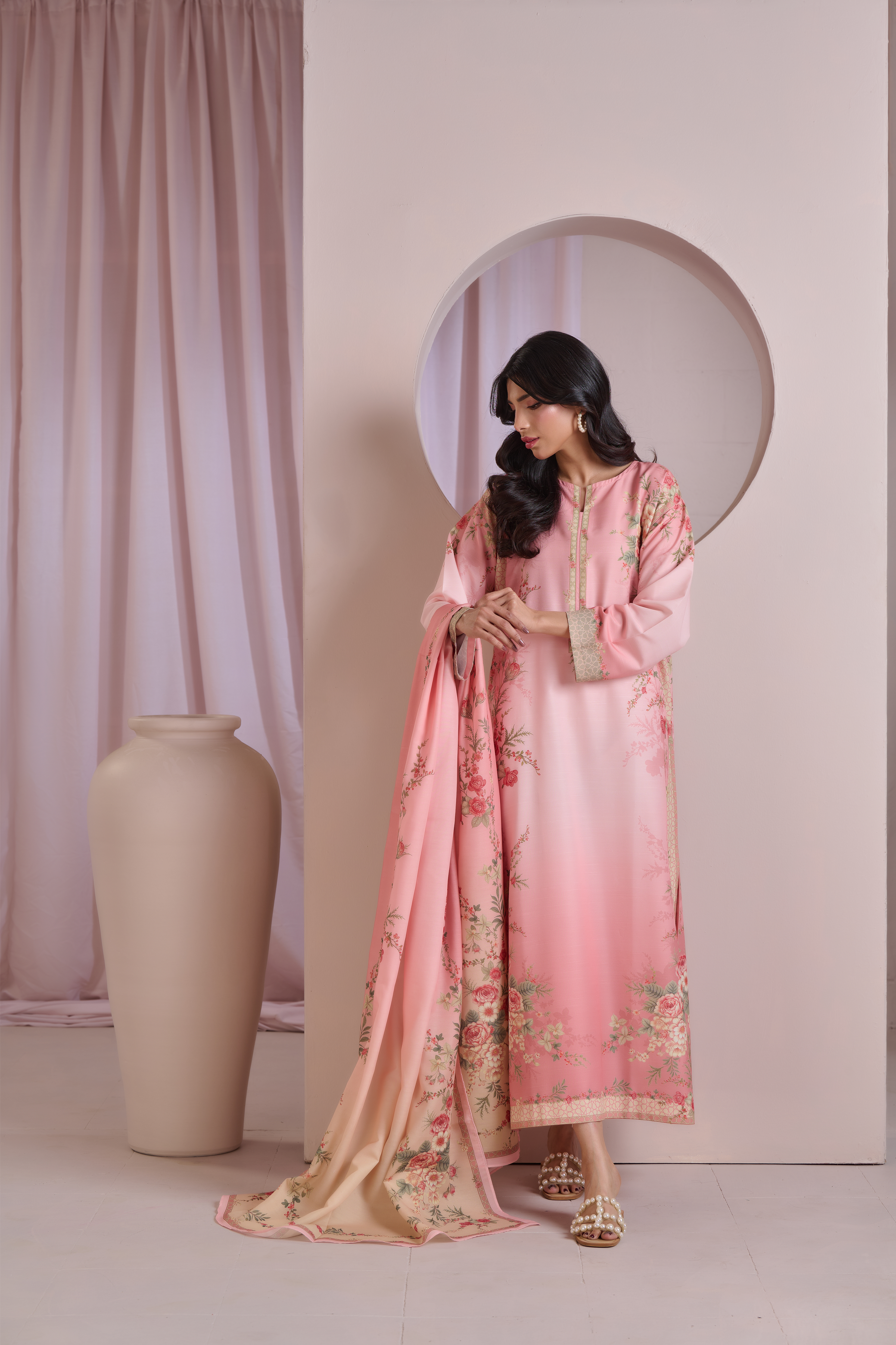 Blush Rose Kaftan | 2-Piece