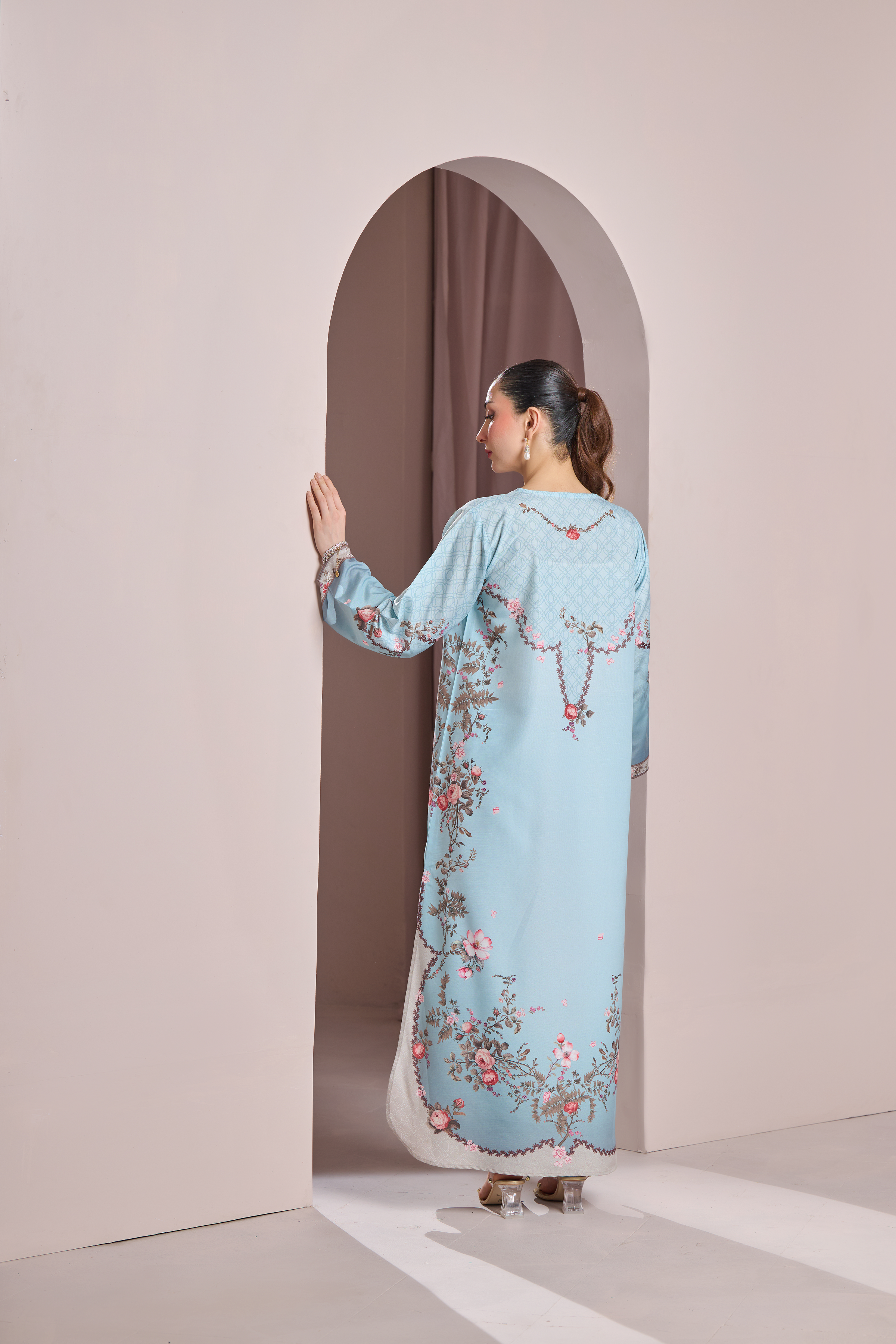 Victorian Rose Kaftan-B | 2-Piece