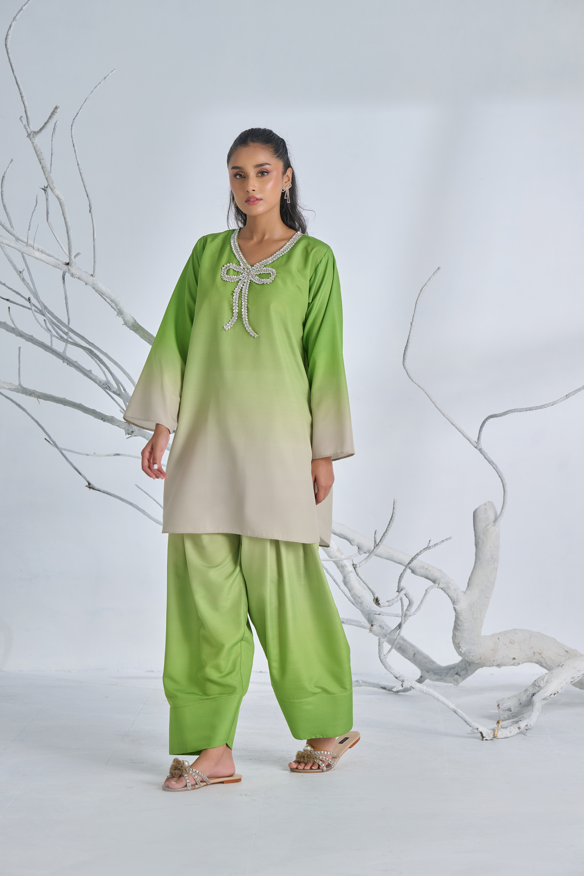 Pear Green Ombré | 2-Piece