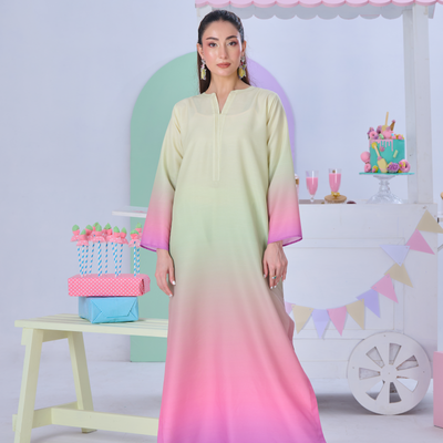 Spring Ombre Kaftan | 2 Piece