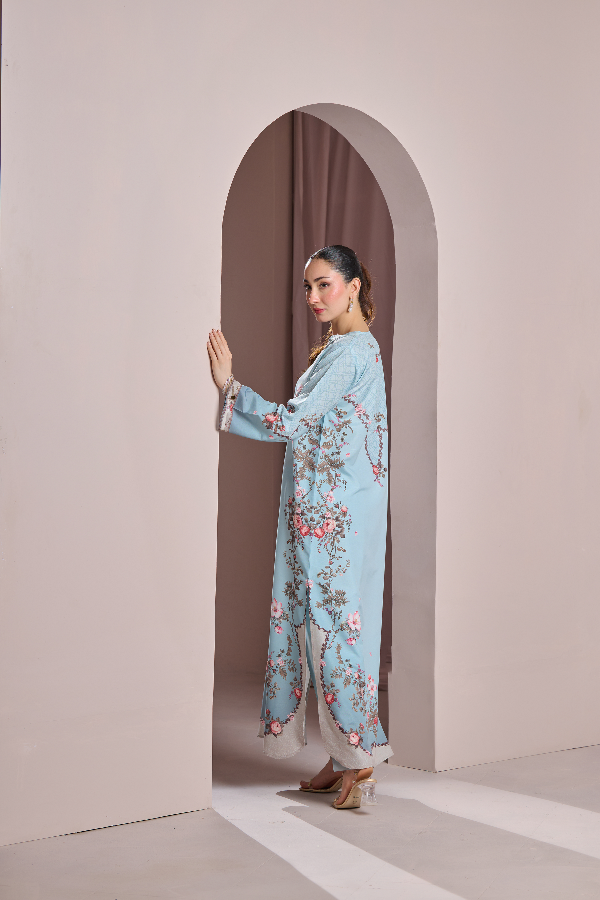 Victorian Rose Kaftan-B | 2-Piece