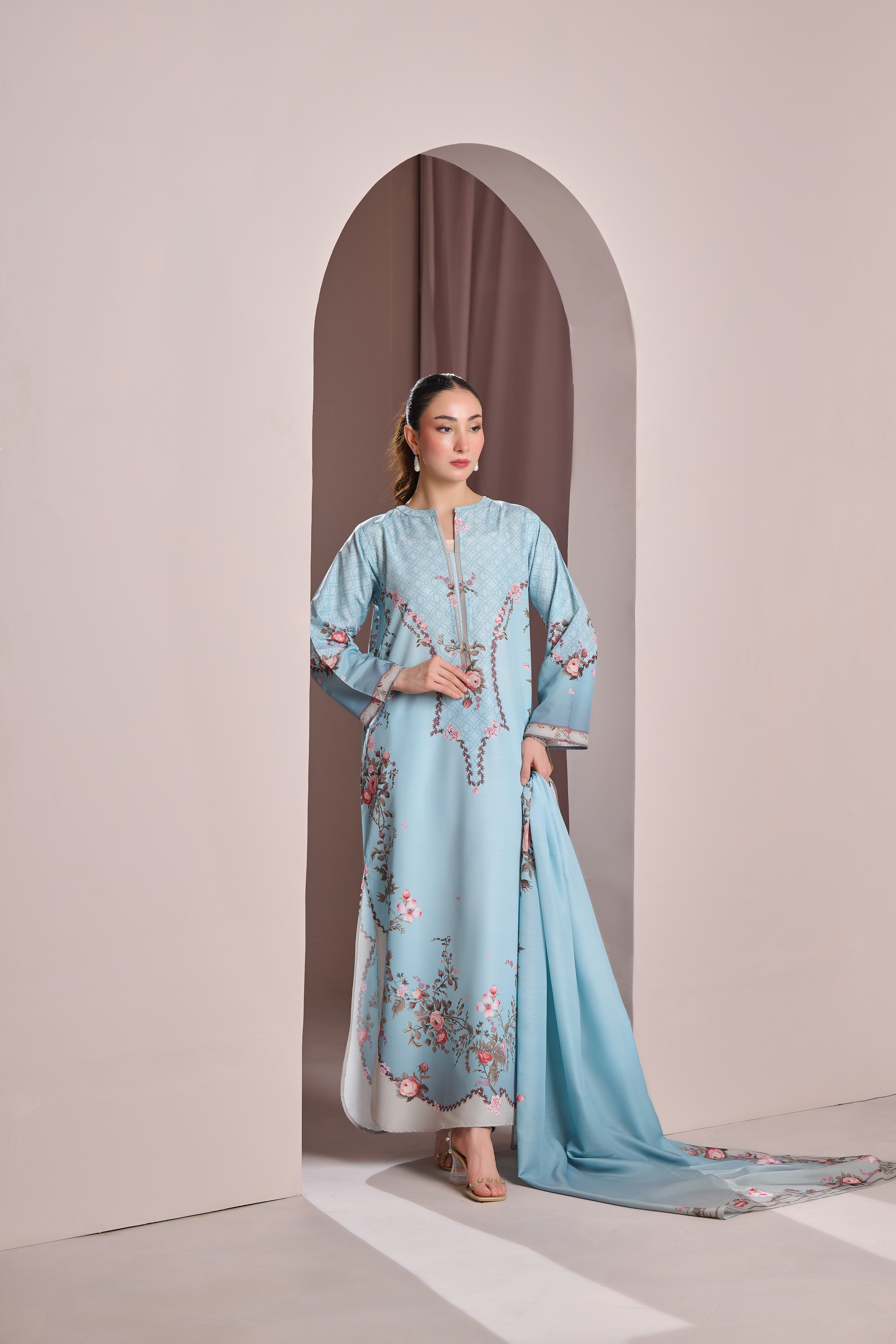 Victorian Rose Kaftan-B | 2-Piece