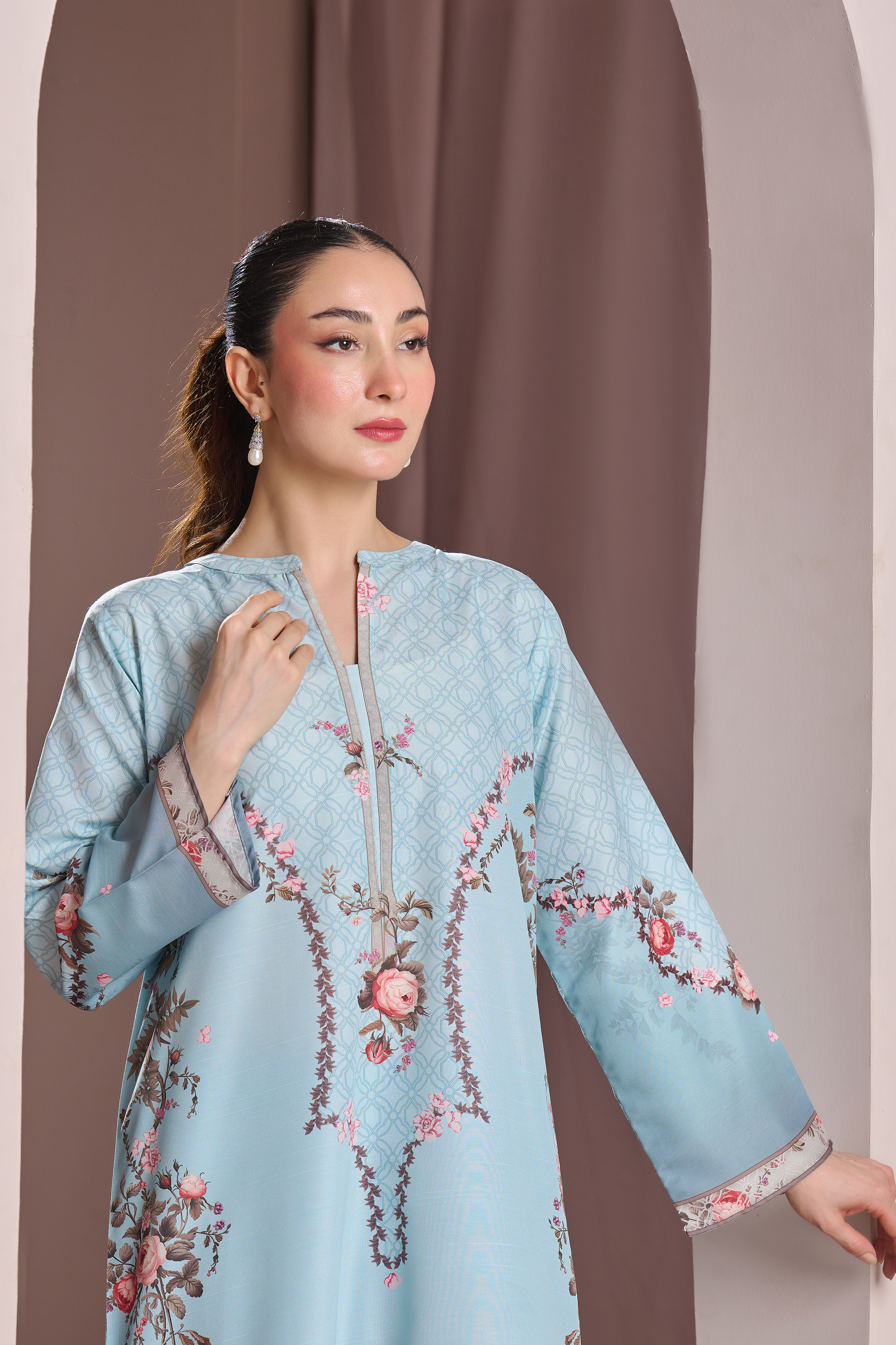 Victorian Rose Kaftan-B | 2-Piece