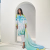 Cyan Ombre Duppatta