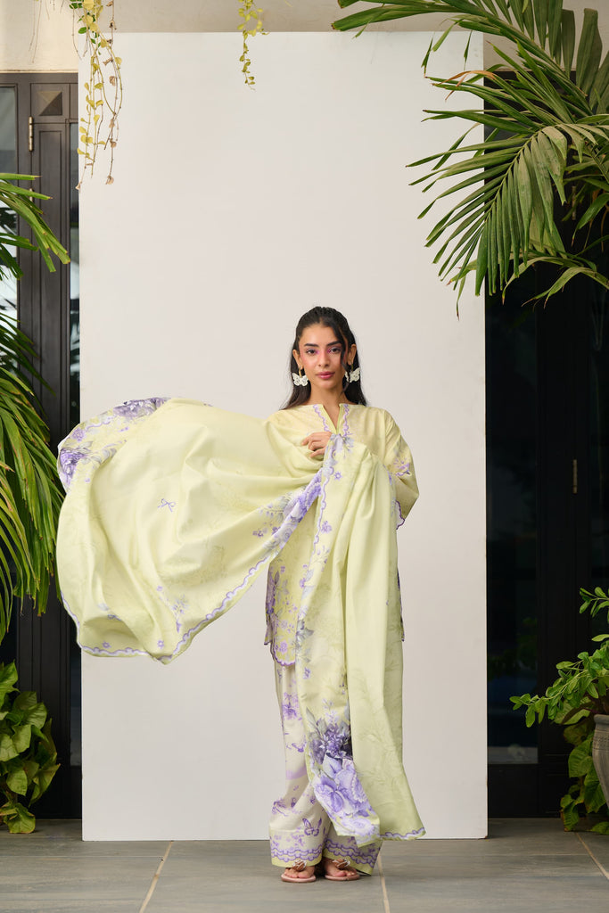 Lime sorbet Dupatta