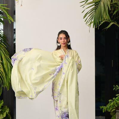 Lime sorbet Dupatta