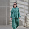 Green Linen Co-ord Set