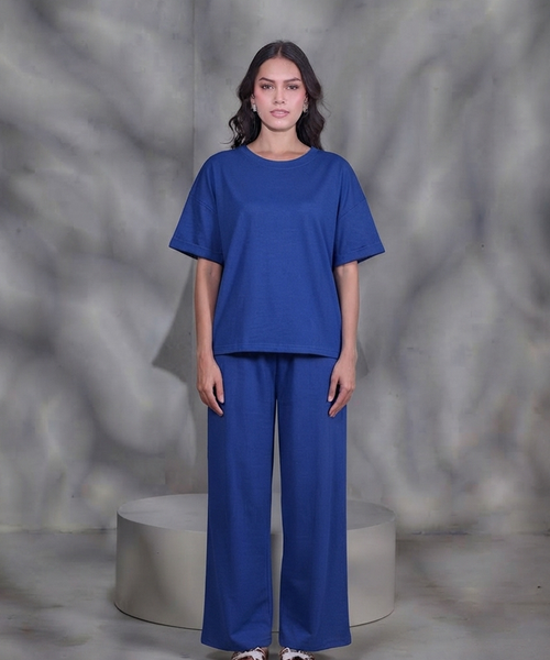 Blue Jersey Co-ord Set