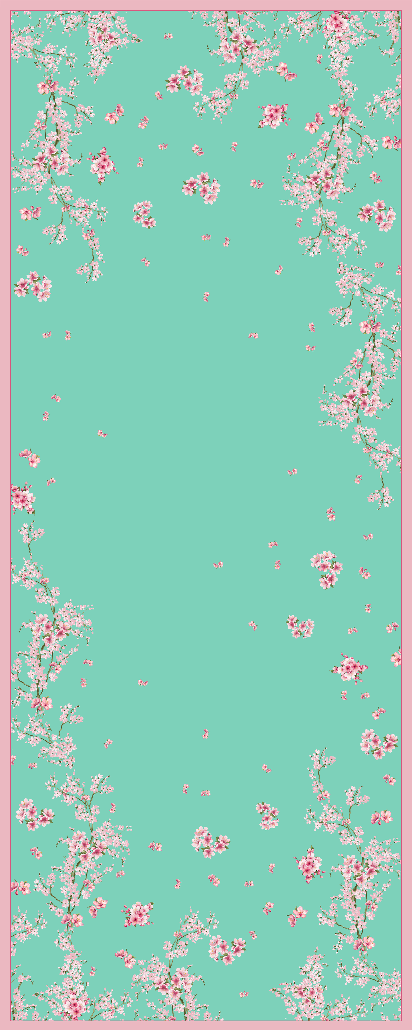 Pink Blossom Duppatta - cocoon-pk