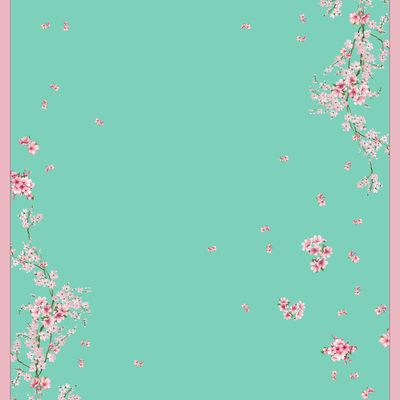 Pink Blossom Duppatta